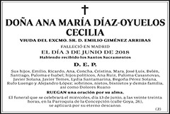 Ana María Díaz-Oyuelos Cecilia